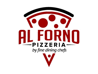 al forno pizzeria by fine dining chefs logo design by jaize