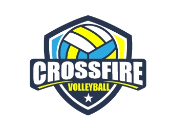 Crossfire Volleyball logo design by jaize