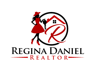 Regina Daniel Realtor  logo design by THOR_