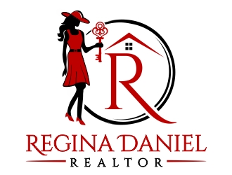 Regina Daniel Realtor  logo design by ruki