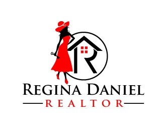Regina Daniel Realtor  logo design by Suvendu