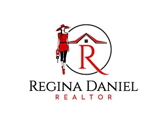 Regina Daniel Realtor  logo design by AYATA