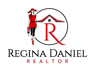 Regina Daniel Realtor  logo design by AYATA