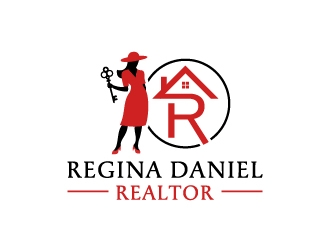 Regina Daniel Realtor  logo design by Anizonestudio