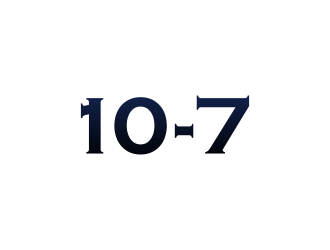 10-7 logo design by ammad