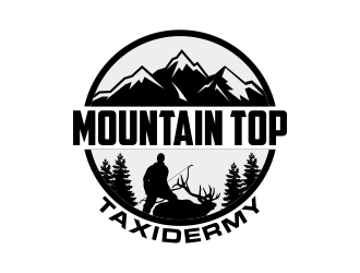 Mountain Top Taxidermy logo design by Kruger