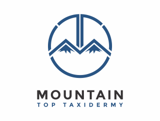 Mountain Top Taxidermy logo design by onix