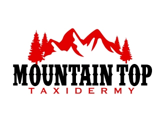 Mountain Top Taxidermy logo design by ElonStark