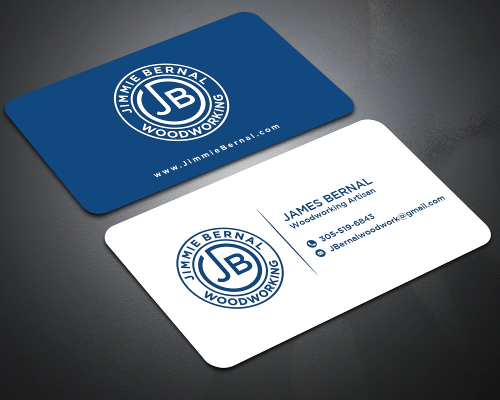 Jimmie Bernal Wood Turning logo design by Boomstudioz