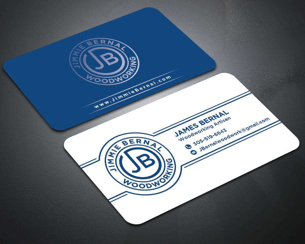 Jimmie Bernal Wood Turning logo design by Boomstudioz