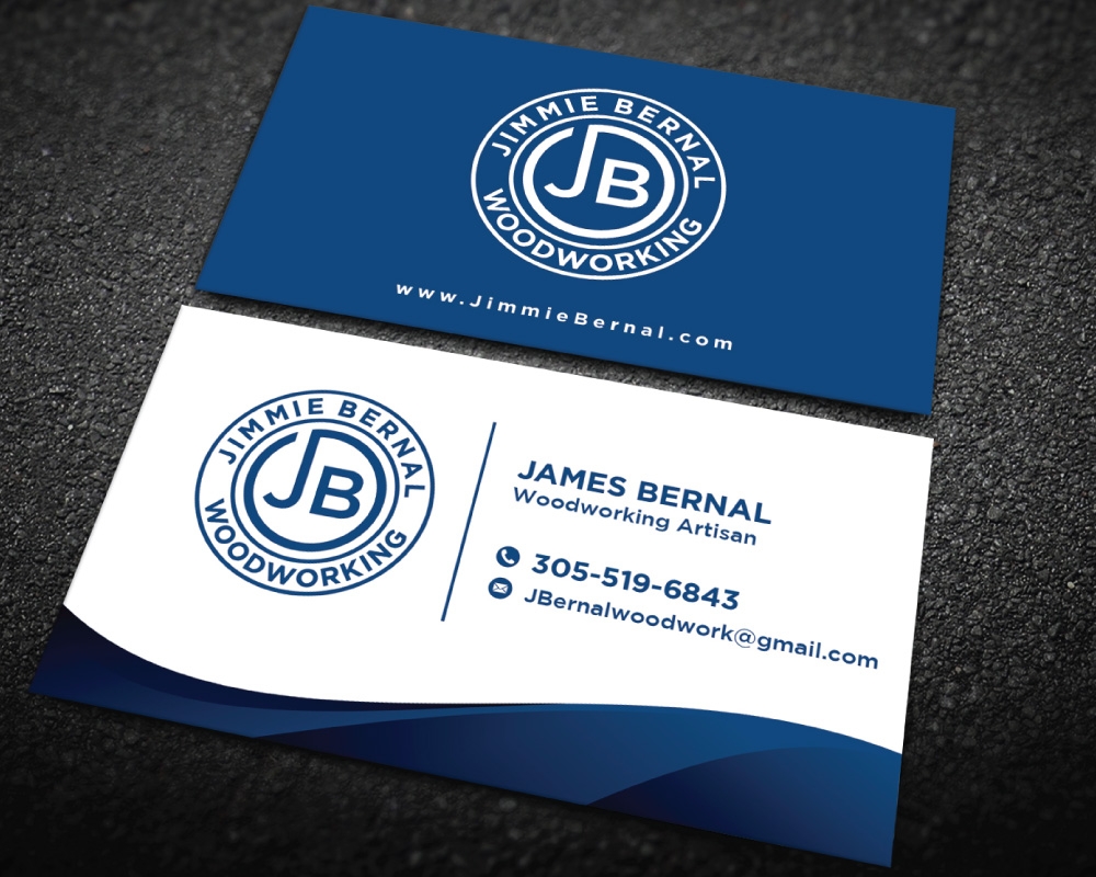 Jimmie Bernal Wood Turning logo design by Boomstudioz