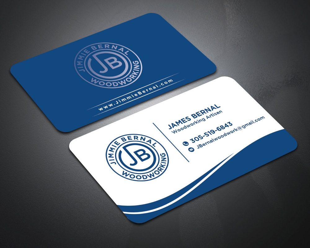 Jimmie Bernal Wood Turning logo design by Boomstudioz