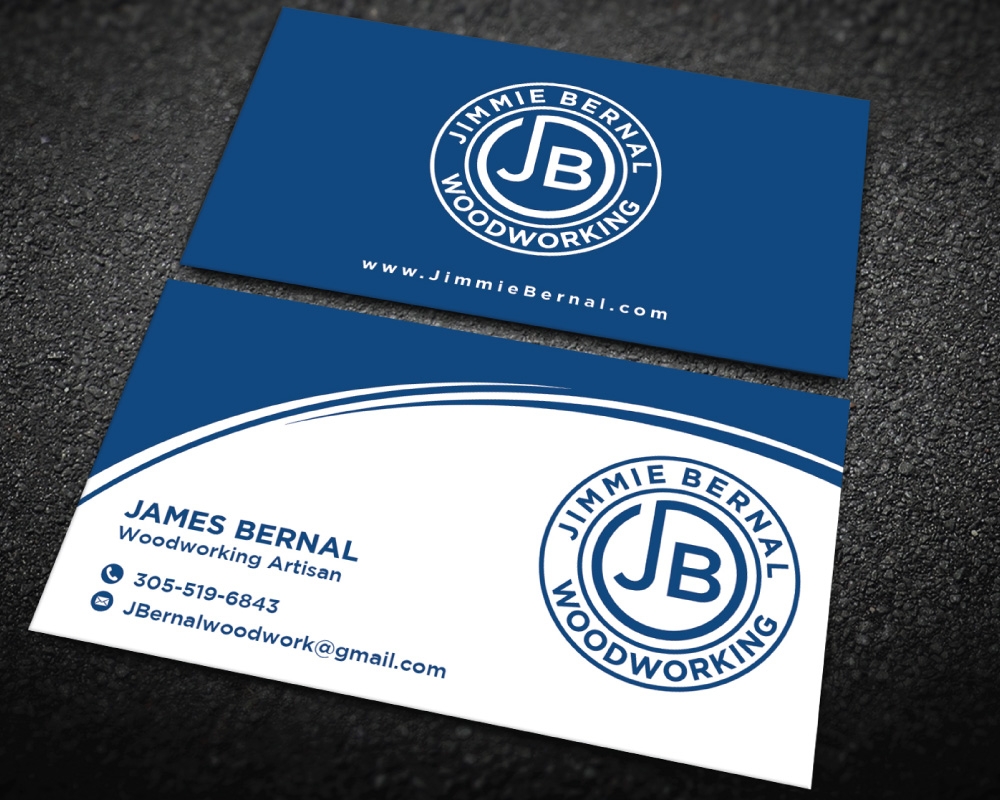 Jimmie Bernal Wood Turning logo design by Boomstudioz