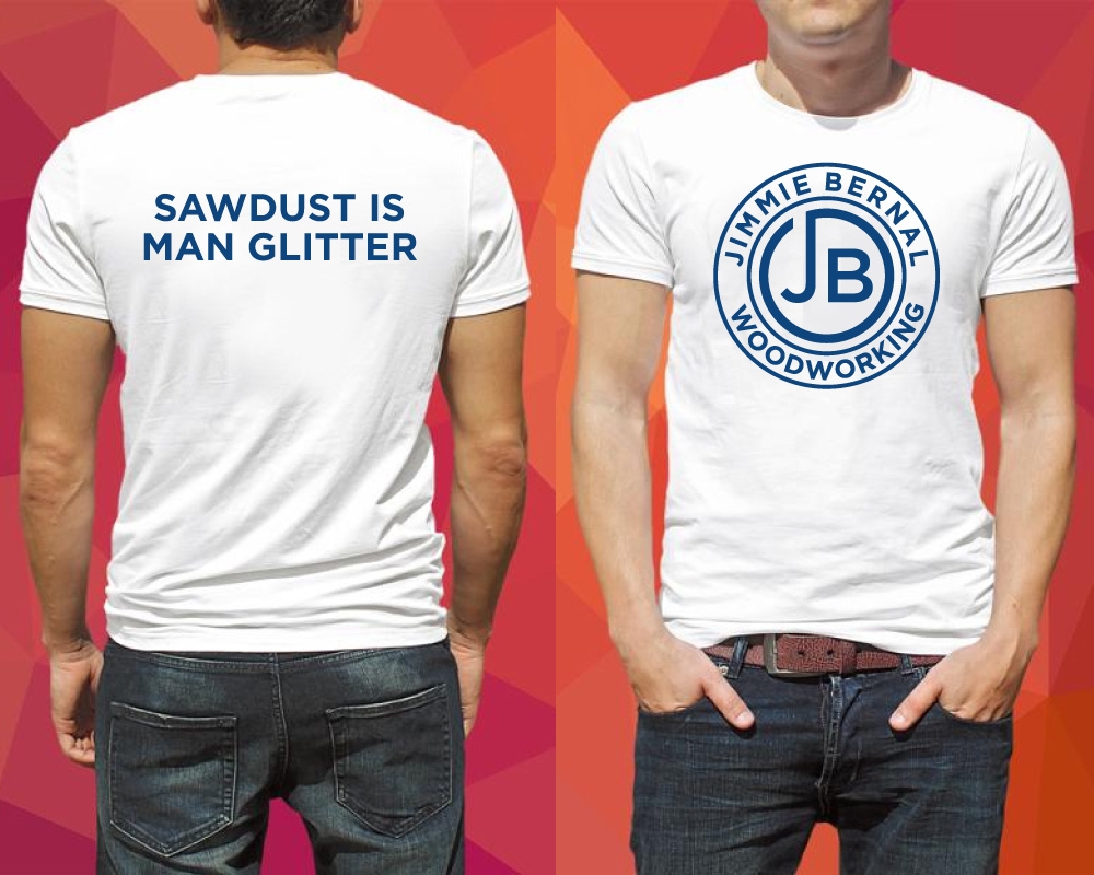 Jimmie Bernal Wood Turning logo design by Boomstudioz