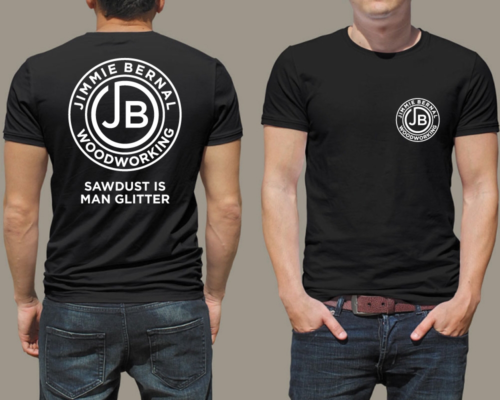 Jimmie Bernal Wood Turning logo design by Boomstudioz