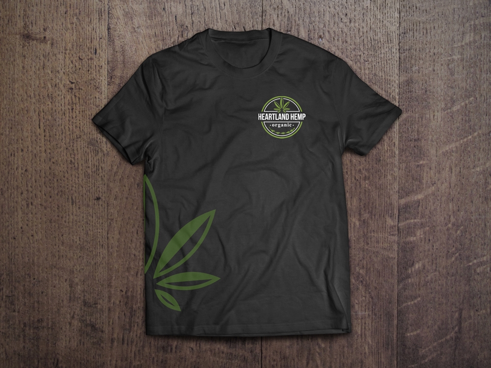 Heartland Hemp Organic logo design by KHAI