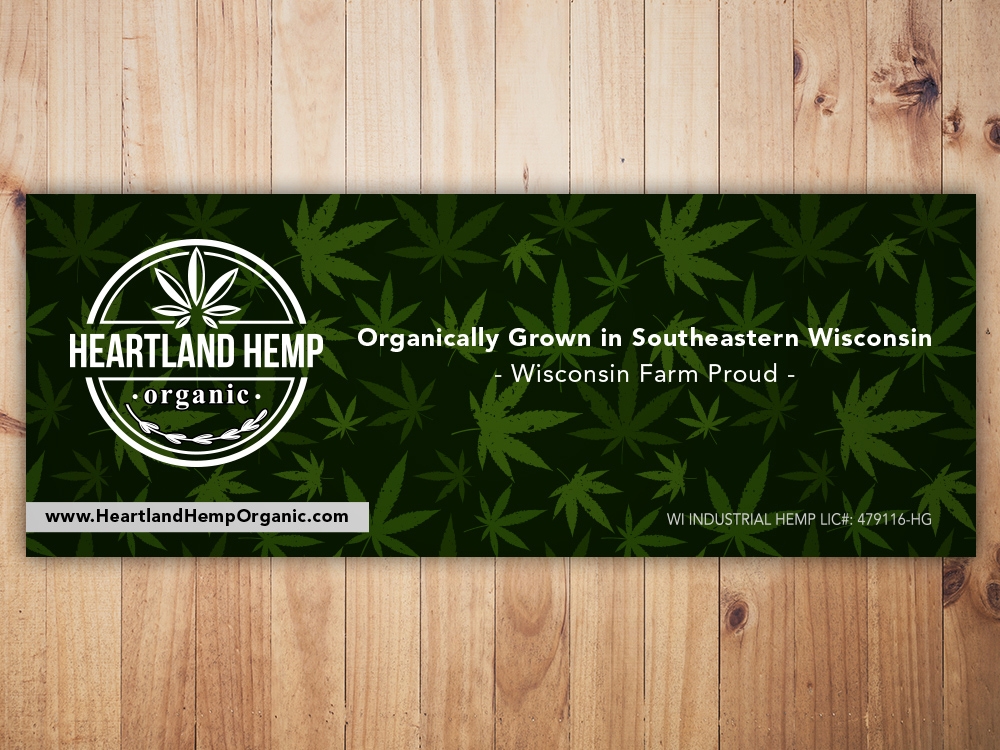 Heartland Hemp Organic logo design by KHAI