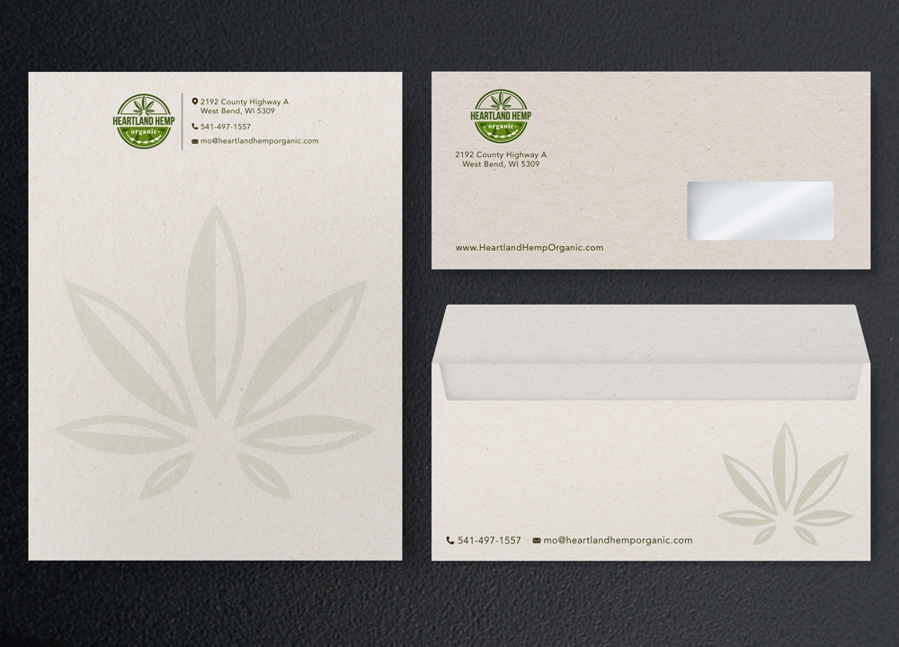 Heartland Hemp Organic logo design by KHAI