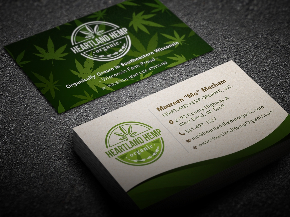 Heartland Hemp Organic logo design by KHAI