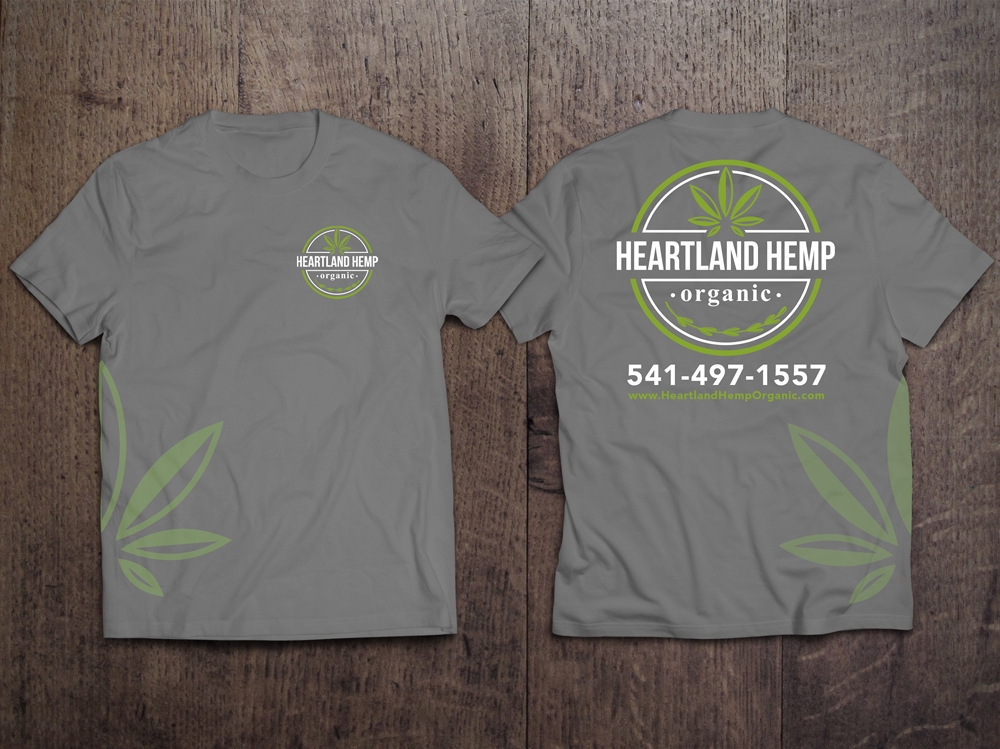 Heartland Hemp Organic logo design by KHAI