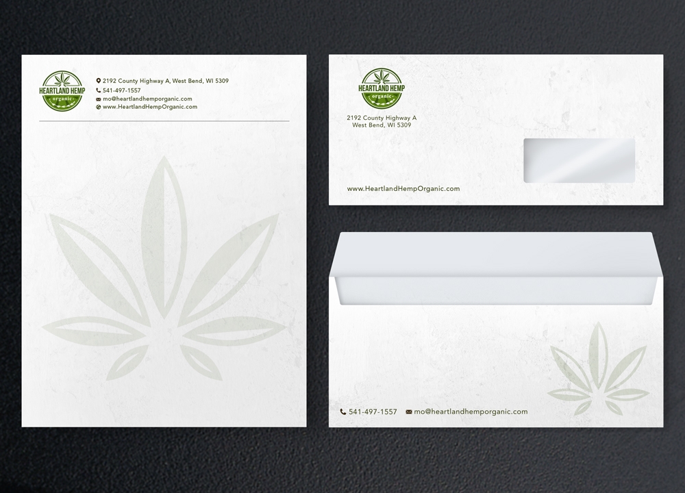 Heartland Hemp Organic logo design by KHAI