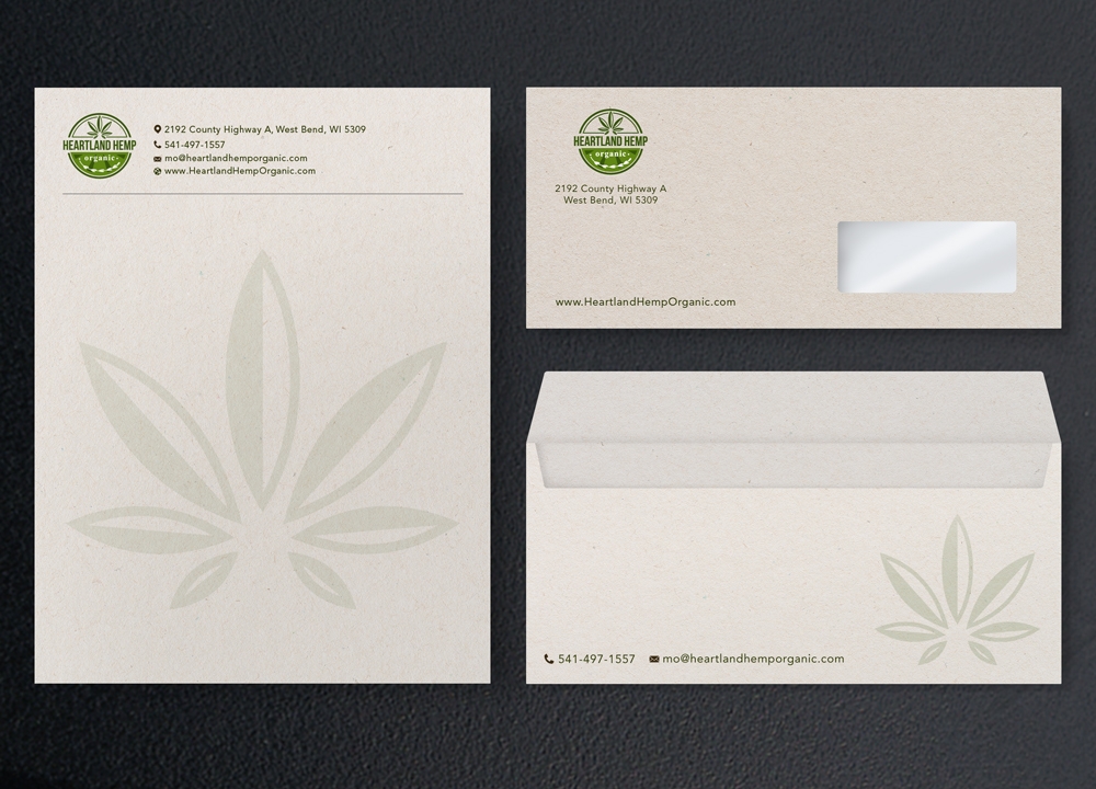 Heartland Hemp Organic logo design by KHAI
