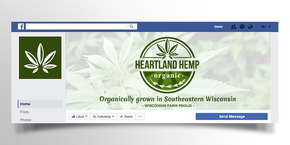 Heartland Hemp Organic logo design by scriotx