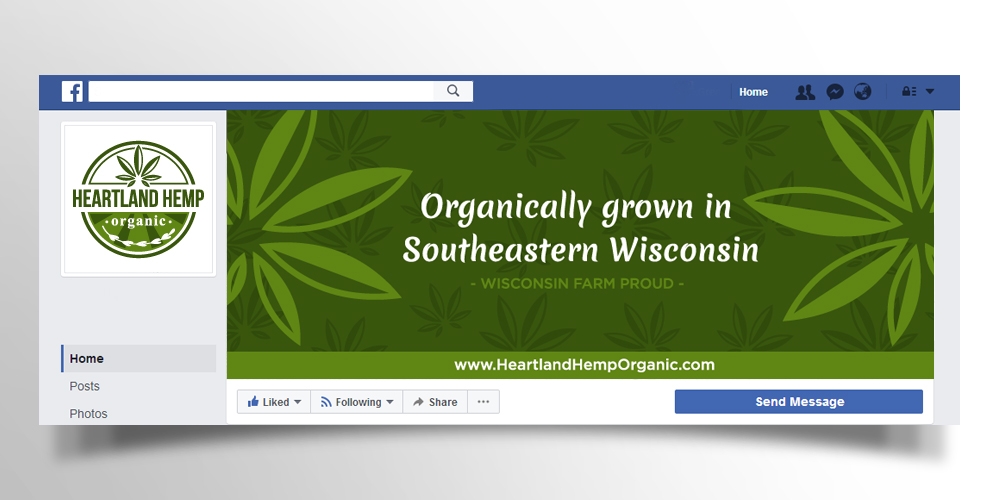 Heartland Hemp Organic logo design by scriotx