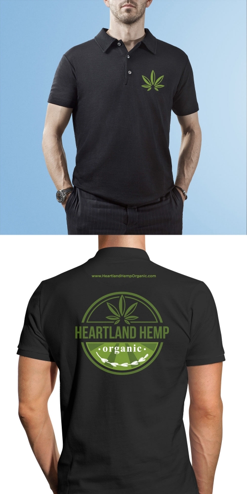 Heartland Hemp Organic logo design by scriotx