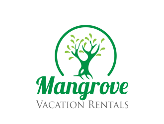 Mangrove Vacation Rentals logo design by ROSHTEIN