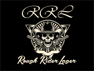 Rough Rider Lager or Rough Rider Beer logo design by ROSHTEIN