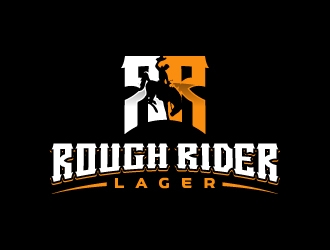 Rough Rider Lager or Rough Rider Beer logo design by jaize