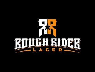 Rough Rider Lager or Rough Rider Beer logo design by jaize
