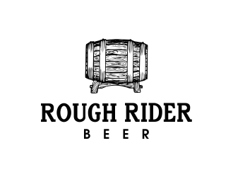 Rough Rider Lager or Rough Rider Beer logo design by JessicaLopes