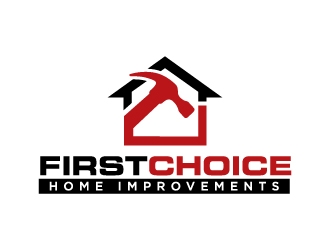 First Choice Home Improvements logo design by labo