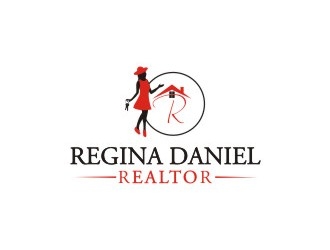 Regina Daniel Realtor  logo design by rizuki