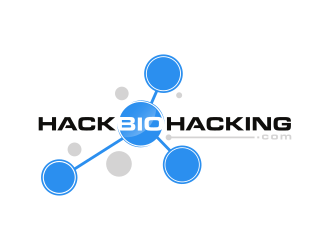HackBiohacking.com logo design by thegoldensmaug