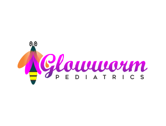 Glowworm Pediatrics logo design by AisRafa