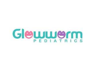 Glowworm Pediatrics logo design by AYATA