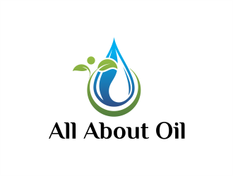 All About Oil logo design by tsumech