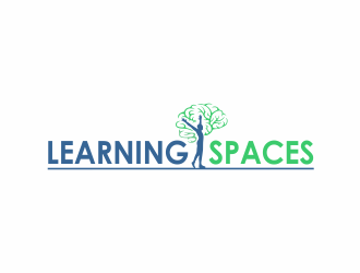 Learning Spaces logo design by giphone