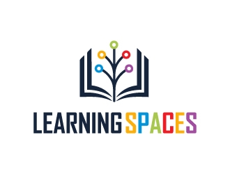 Learning Spaces logo design by createdesigns