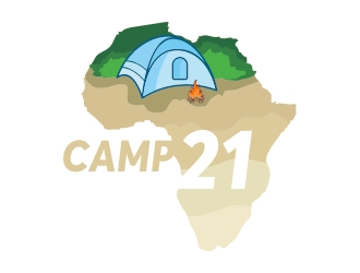 Camp 21 logo design by HannaAnnisa