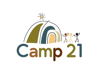 Camp 21 logo design by yans