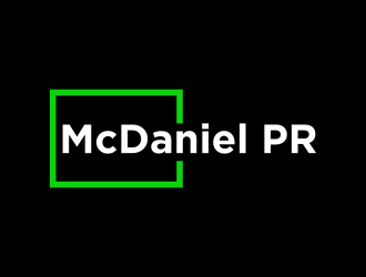 McDaniel PR logo design by BlessedArt