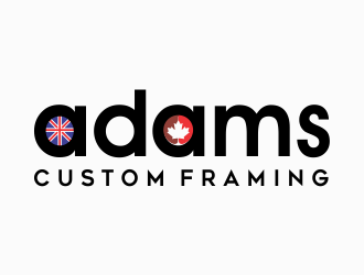 Adams Custom Framing logo design by AisRafa