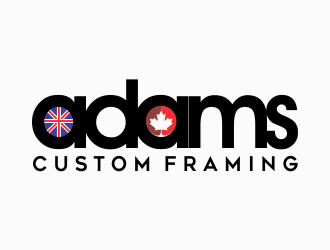 Adams Custom Framing logo design by AisRafa