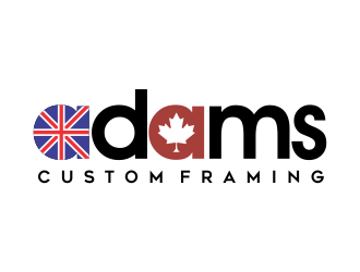 Adams Custom Framing logo design by AisRafa