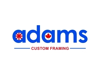 Adams Custom Framing logo design by naldart