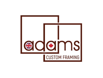 Adams Custom Framing logo design by Foxcody
